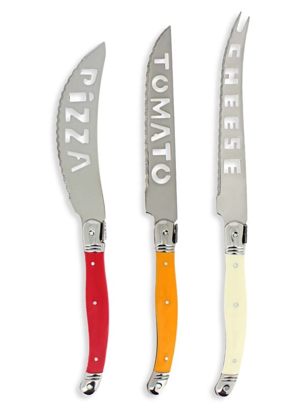 Набор из 3 тосканских ножей Sunset Laguiole для пиццы, помидоров и сыра French Home