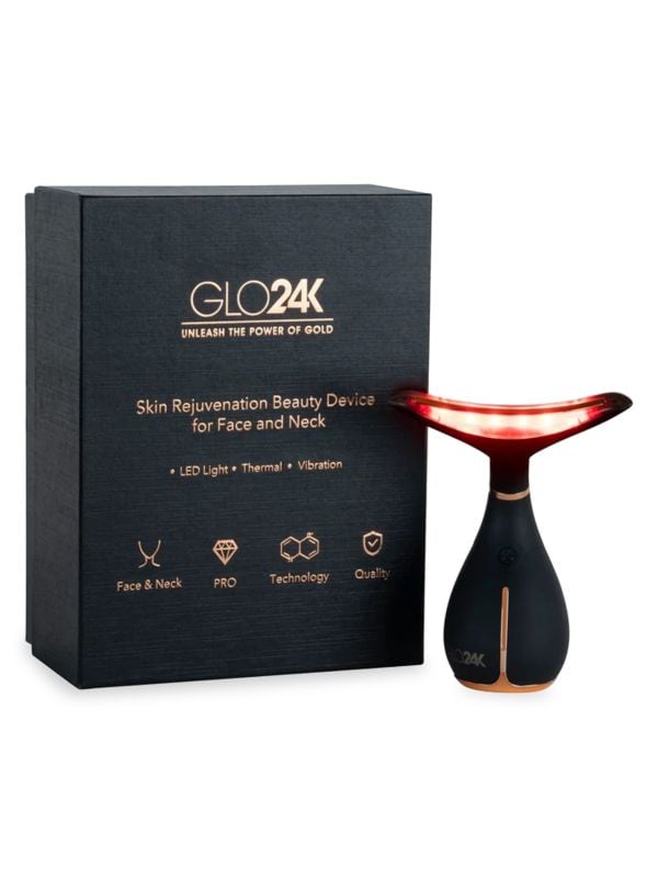 Face & Neck Skin Rejuvenation Beauty Device GLO24K