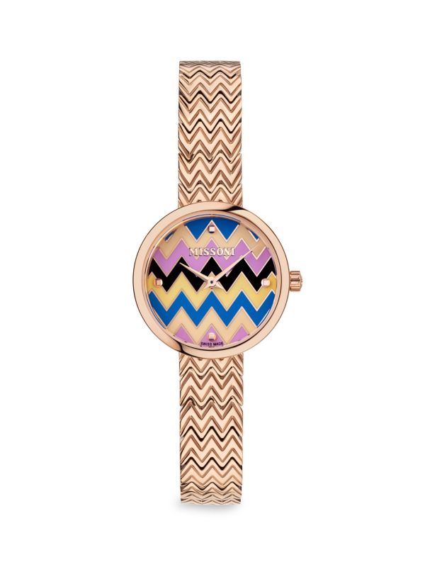 Механические часы Missoni M1 IP Rose Gold Bracelet Missoni