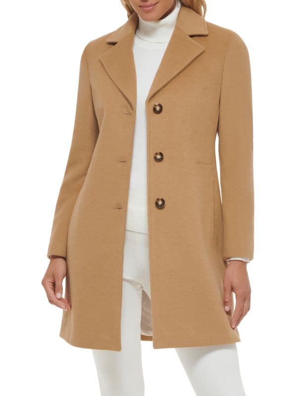 Женское Пальто из Шерсти с Кашемиром Calvin Klein Calvin Klein