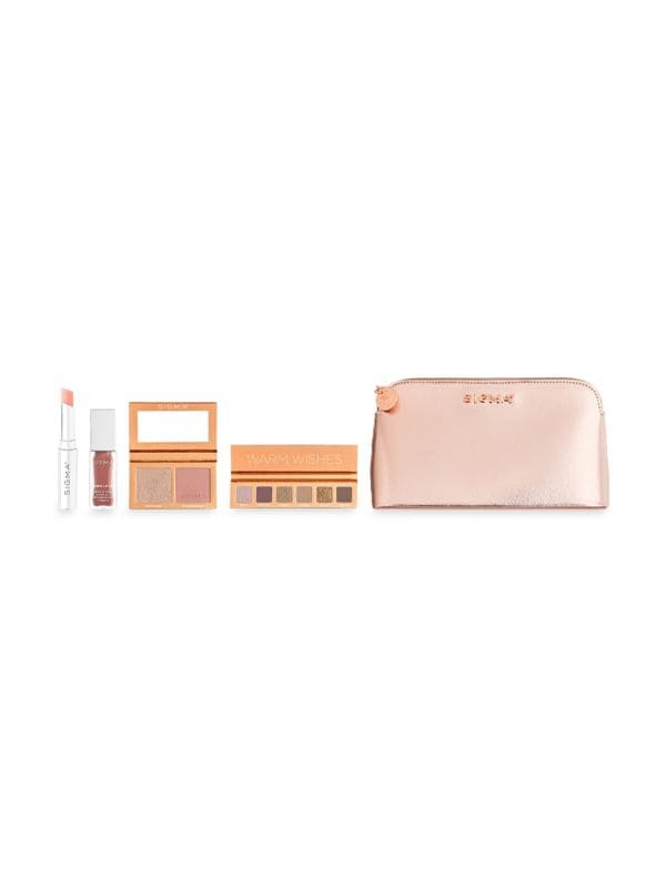 4-Piece Winter Romance Makeup Set With Pouch Sigma Beauty