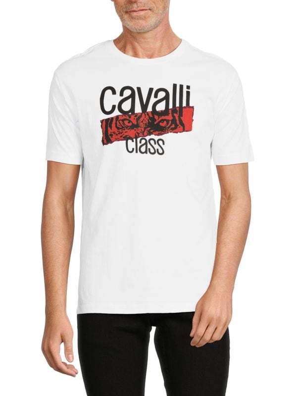 Мужская Футболка cavalli CLASS Logo Tee Cavalli CLASS