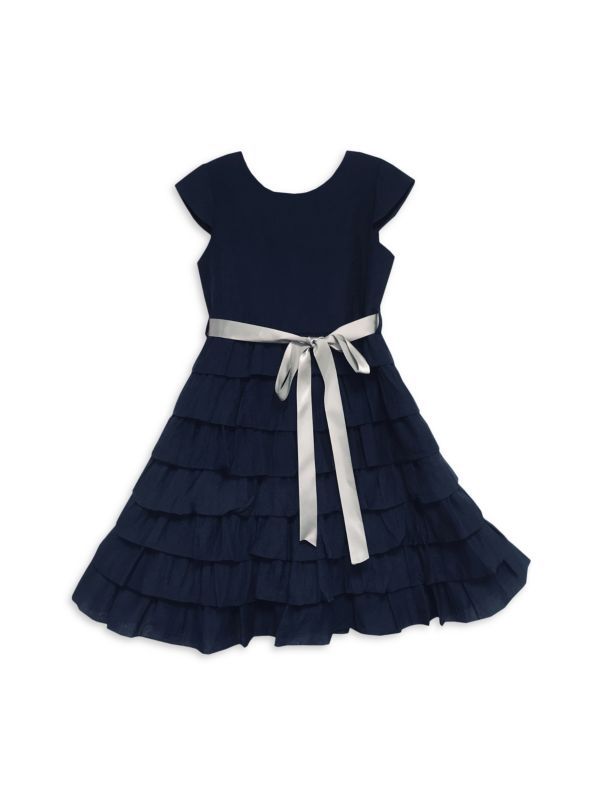 Платье трапециевидной формы Audrey для маленьких девочек и девочек Joe-Ella