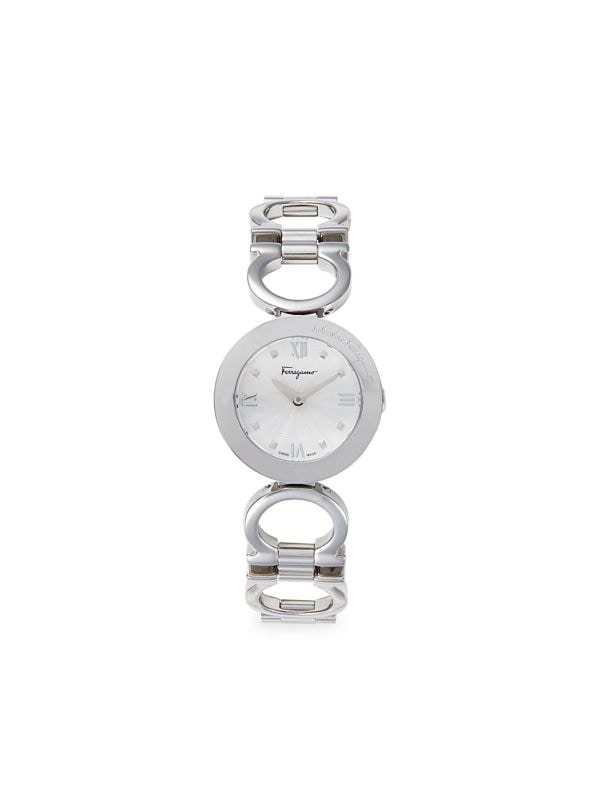 Часы с браслетом из нержавеющей стали диаметром 28 мм Ferragamo