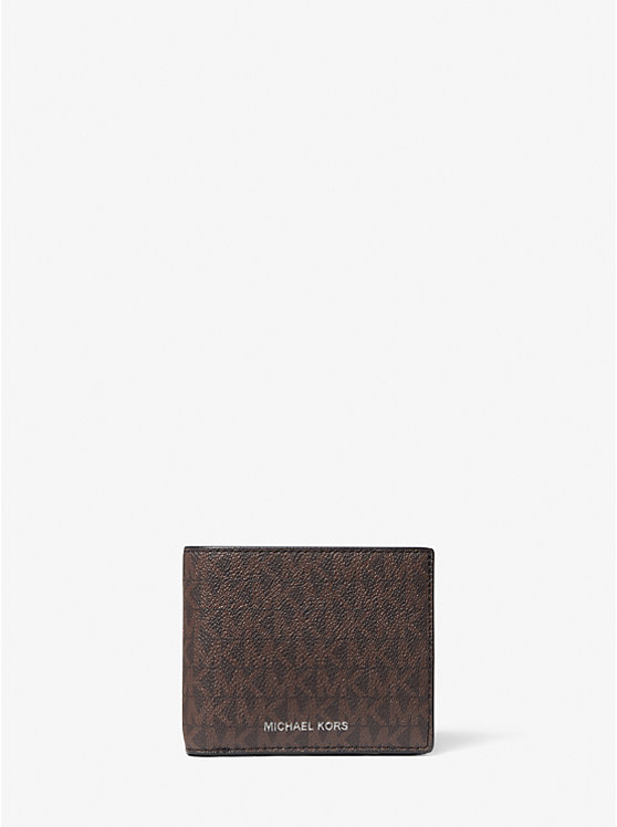 Бумажник Michael Kors Cooper Logo Billfold Wallet With Passcase Michael Kors