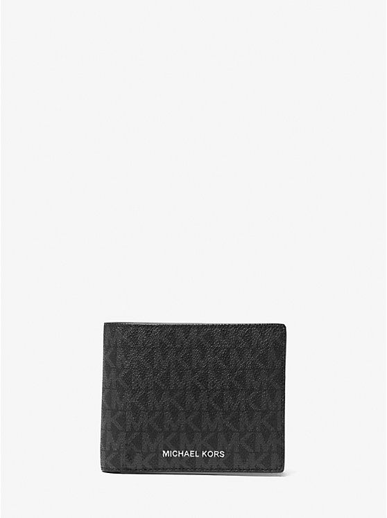 Бумажник Michael Kors Cooper Logo Billfold Wallet With Passcase Michael Kors