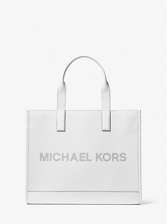 Сумка тоут Michael Kors Cooper Logo Embossed Pebbled Leather Michael Kors