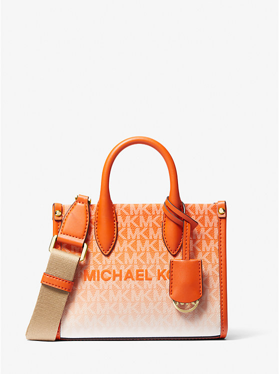 Очень маленькая сумка через плечо Mirella с логотипом омбре Michael Kors