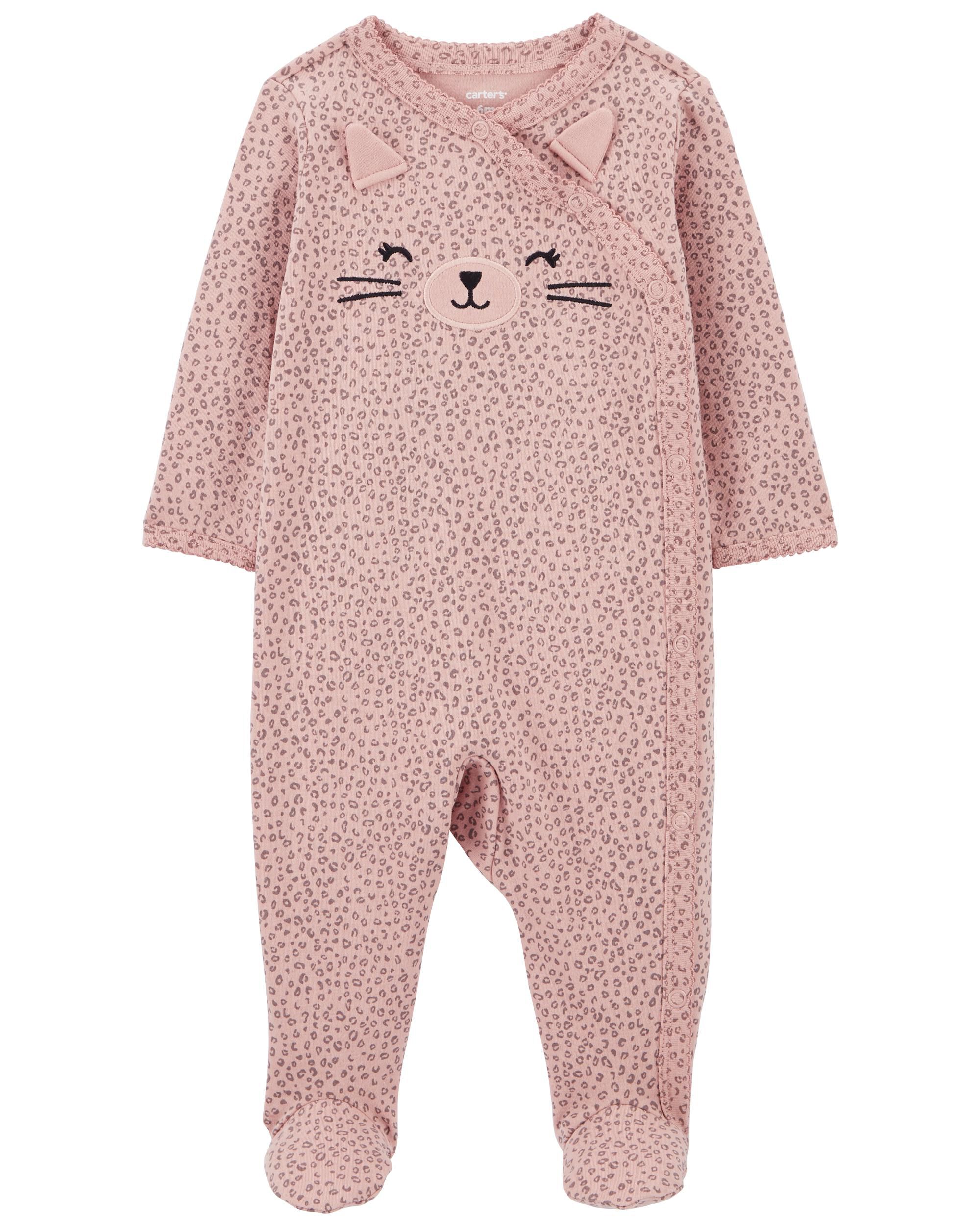 Пижама для сна и игр Baby Cat с боковой застежкой Carter's