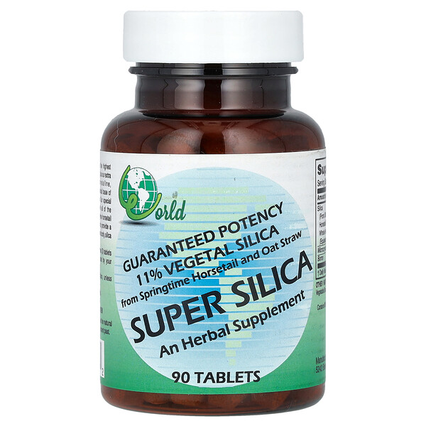 Super Silica, 90 таблеток - World Organic World Organic