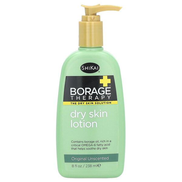 Borage Therapy, Лосьон для сухой кожи, оригинальный без запаха, 8 жидких унций (238 мл) Shikai