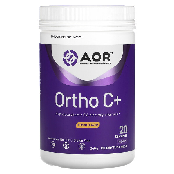 Ortho C+, Лимон, 8,47 унции (240 г) Advanced Orthomolecular Research AOR