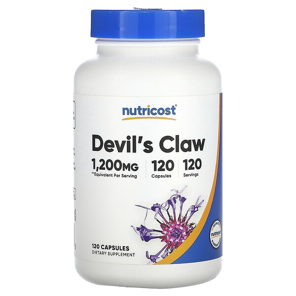 Коготь дьявола - 1200 мг - 120 капсул - Nutricost Nutricost