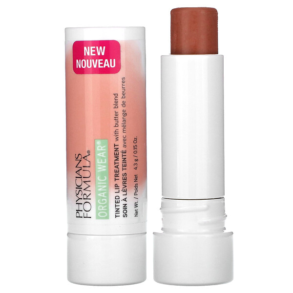 Organic Wear, Тонированное средство для губ, Gingersnap, 0,15 унции (4,3 г) Physicians Formula