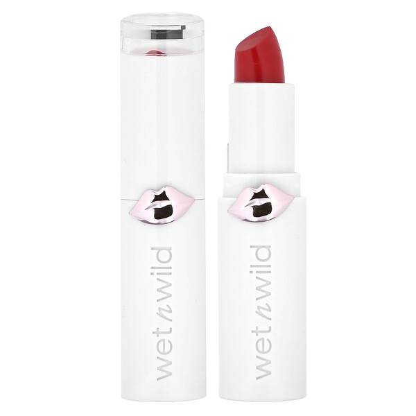 Помада MegaLast 1111436 Crimson Crime с высоким блеском, веганская, 3,3 г Wet n Wild