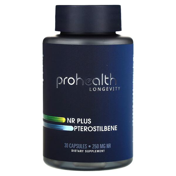 NR Plus Птеростильбен, 250 мг, 30 капсул ProHealth Longevity