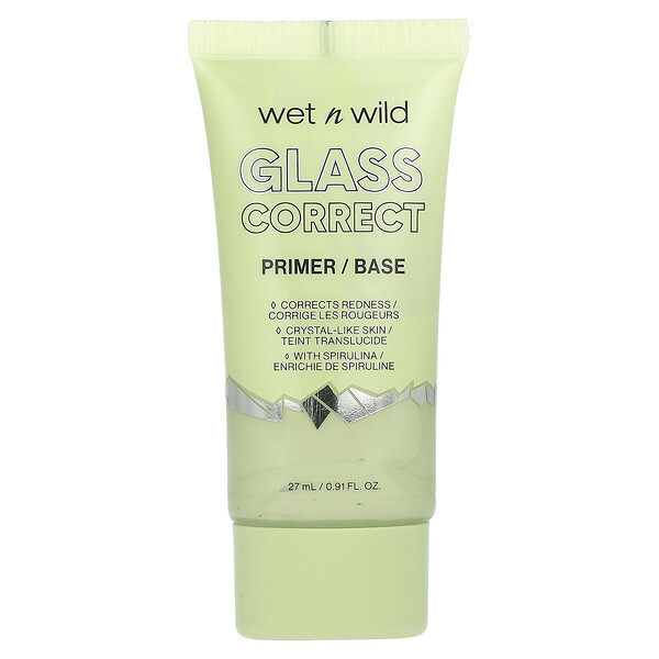 Glass Correct Primer, 1111912 Зеленый, 0,91 жидкая унция (27 мл) Wet n Wild