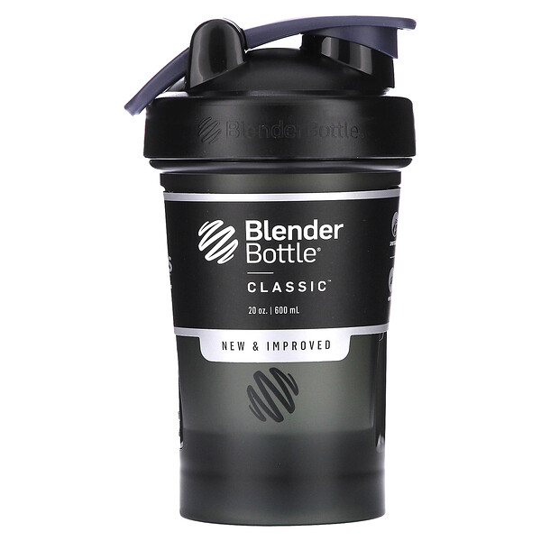 Classic, Черный, 20 унций (600 мл) Blender Bottle