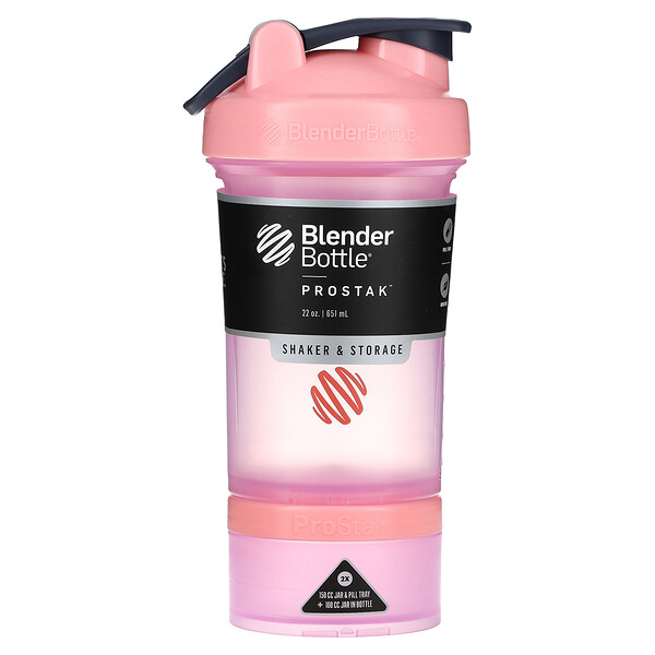 ProStak, FC Pink, 22 унции (651 мл) Blender Bottle