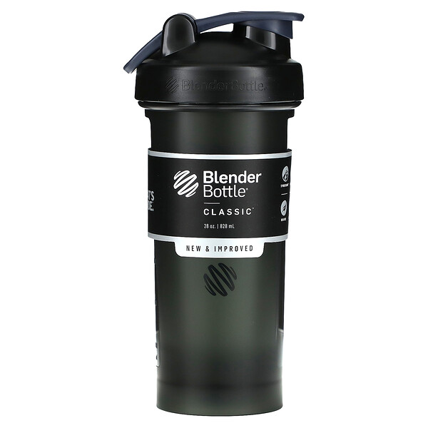 Classic, FC Black, 28 унций (828 мл) Blender Bottle