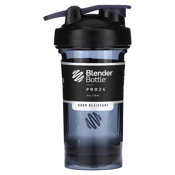 Pro Series, Pro24, FC черный, 24 унции (710 мл) Blender Bottle
