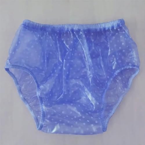 PVC Dot Surface Adult Incontinence Pants,Plastic Diapers,Adult Cloth Diapers Covers, Waterproof and Reusable Elderly Diapers, Soft Surface, Suitable for Adult Men and Women ZAKEKE