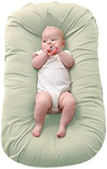 Loevin Baby Nest Cover Детский чехол для шезлонга Мягкий чехол из органического хлопка для сна для ребенка, Мягкий чехол для шезлонга для новорожденных для мальчиков и девочек - Розовый Loevin