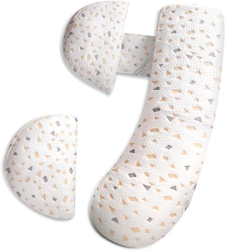 Подушки для сна Fantastisch для беременных, подушка для беременных, подушка для беременных, поддерживающая спину, ноги, живот, бедра беременных, съемная и регулируемая с наволочкой (серая) Generic