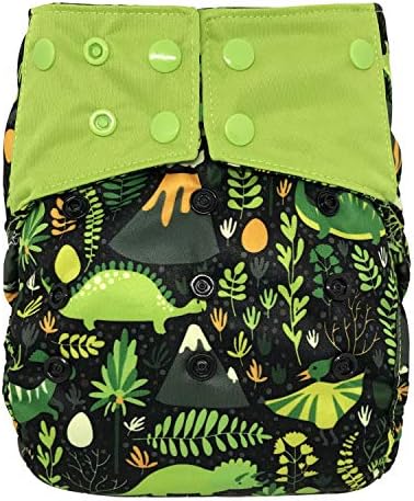 Reusable Waterproof Diaper Cover Shell: for Baby Prefold Cloth Diapers, Flats, Fitted or Inserts (Bat) Ecoable