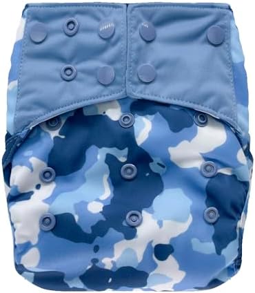 Reusable Waterproof Diaper Cover Shell: for Baby Prefold Cloth Diapers, Flats, Fitted or Inserts (Bat) Ecoable