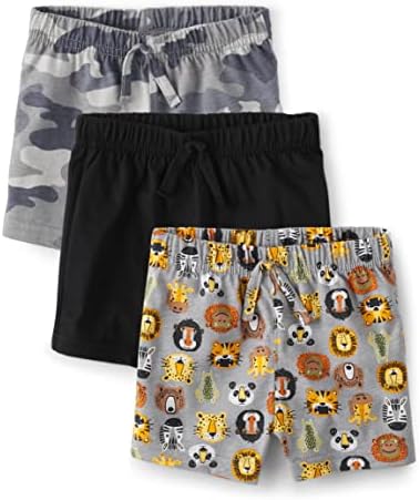 The Children's Place Baby Boys' Pull on Everyday Shorts 3 Pack The Children's Place