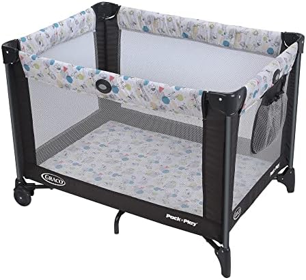 Манеж для малышей Graco Pack and Play Portable, Push Button Compact Fold, Carnival Graco