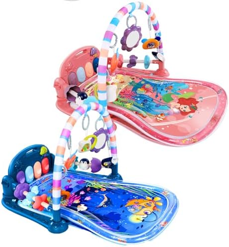 Looxii Baby Play Gym для малышей и мальчиков 0, 3, 6, 12 месяцев, розовый и синий Looxii