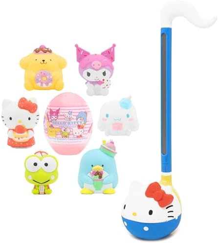 Мягкая игрушка Otamatone Hello Kitty + Sanrio в капсуле, набор из 1 предмета Otamatone