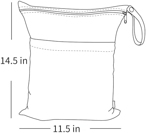 ALVABABY 2 шт. подгузники для плавания для малышей и малышей с 2 тканевым подгузником влажные и сухие сумки водонепроницаемые многоразовые ALVA