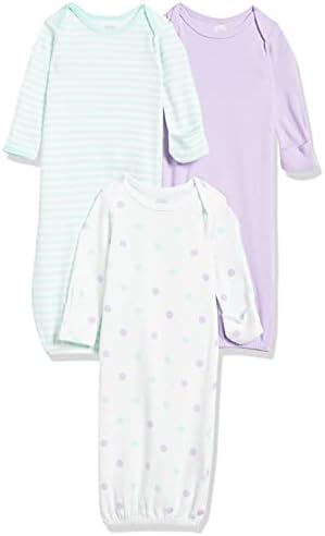 Хлопковые пижамы унисекс для малышей Amazon Essentials, упаковка из 3 шт. Amazon Essentials