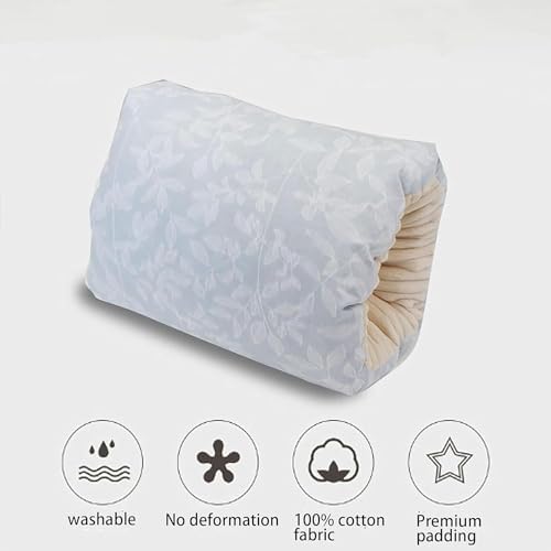 Cozy Cradle Pillow, Cozy Cradle Arm Pillow for Nursing, Baby Nursing Pillow, Pillow Pure Cotton Plus Velvet, Soft and Breathable, Machine Washable (D) Fyins