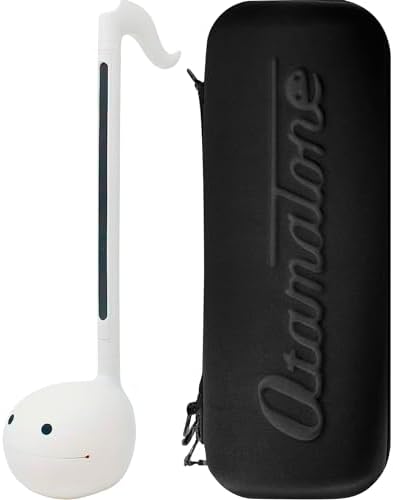 Otamatone Regular и комплект футляра Японский электронный музыкальный инструмент Портативный музыкальный синтезатор из Японии Отмеченный наградами Maywa Denki Studio образовательный развлекательный подарок для детей, подростков и взрослых — белый Otamatone