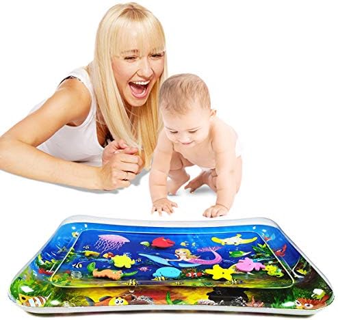 Игрушки для младенцев SUNSHINE-MALL, детские игрушки для животика, коврик для воды для детей и малышей — это идеальный центр для развлечений и игровых занятий, стимулирующий рост вашего ребенка (70 x 50 см) SUNSHINE-MALL