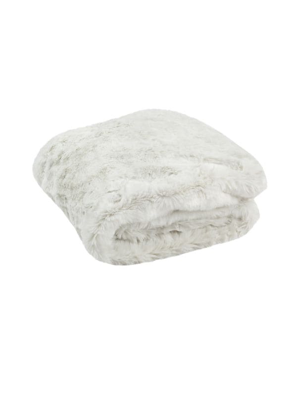 Faux Chinchilla Fur Throw Safavieh