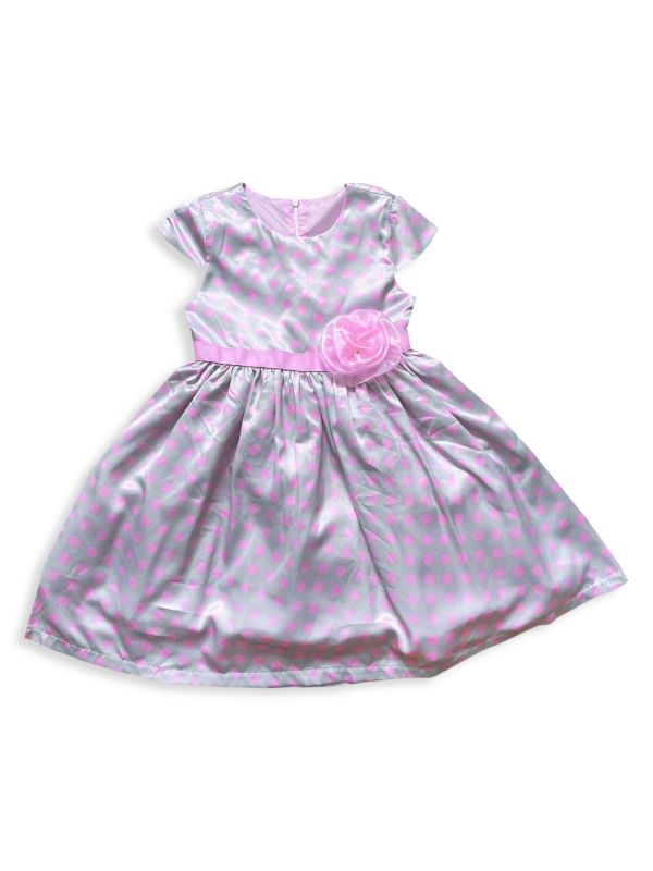 Платье в горошек для маленьких девочек и девочек Joe-Ella