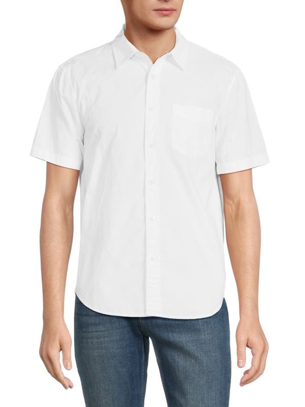 Рубашка на пуговицах с коротким рукавом ALEX MILL