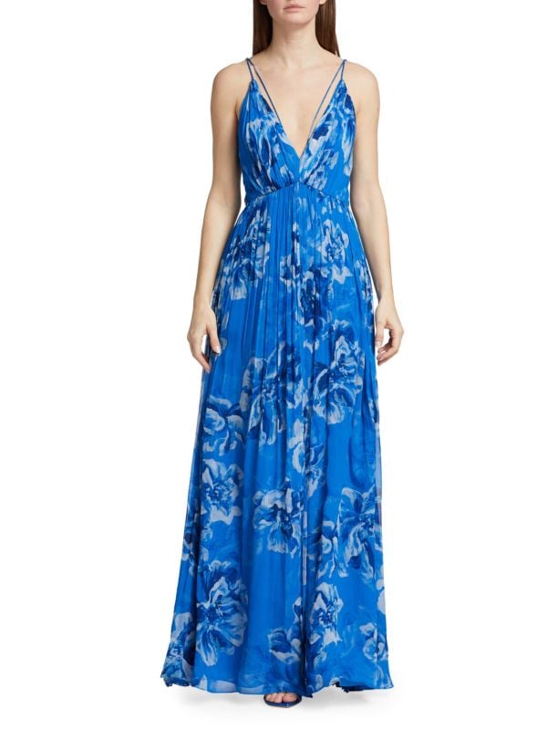 Женское Вечернее платье Halston Mindy Floral Chiffon Halston