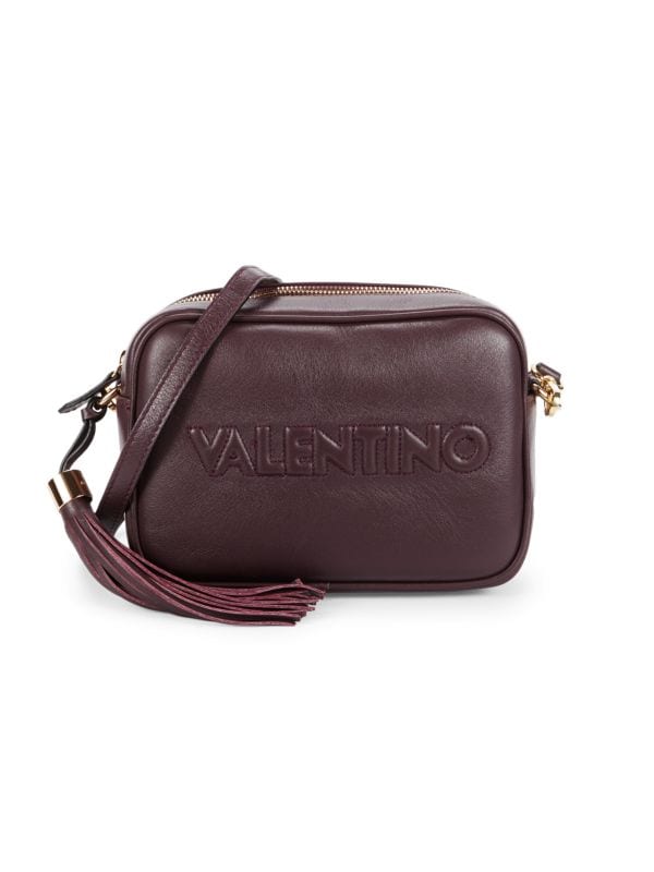 Кожаная сумка через плечо Mia с тиснением логотипа Valentino By Mario Valentino