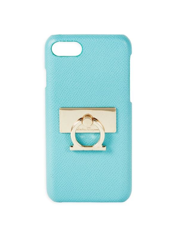 Gancini Leather iPhone 8 Case Ferragamo