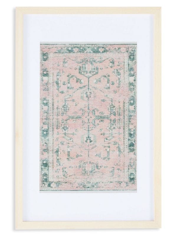 Historia Framed Textile Wall Art Safavieh