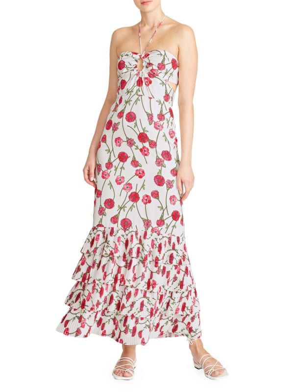 Платье макси с цветочным принтом Isabelle AMUR