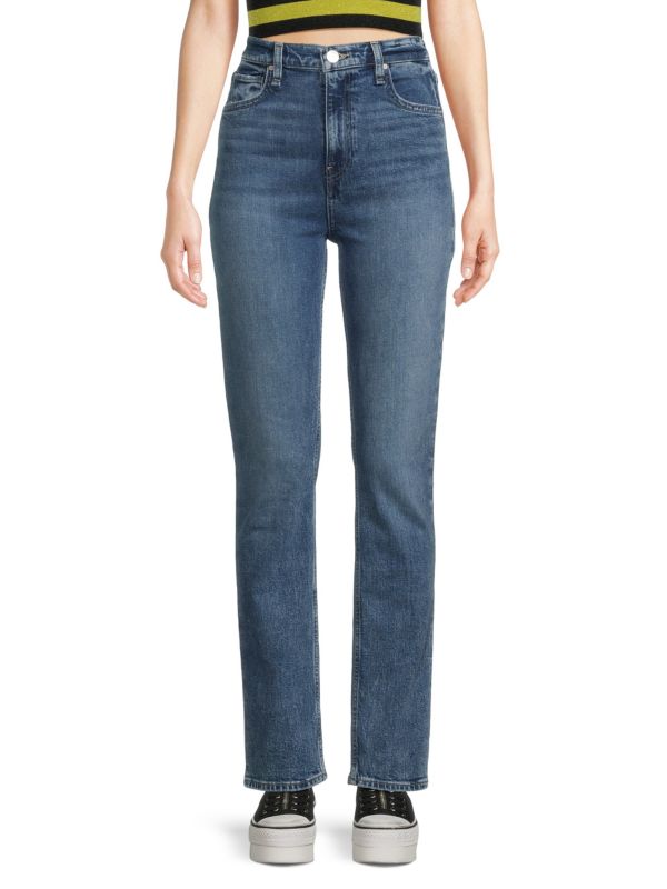 Женские Джинсы с высокой талией Hudson Harlow Ultra High Rise Straight Hudson Jeans