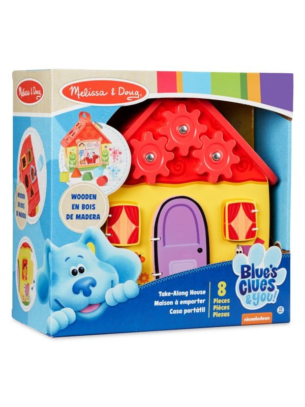 Wooden Take Along House Playset Melissa & Doug