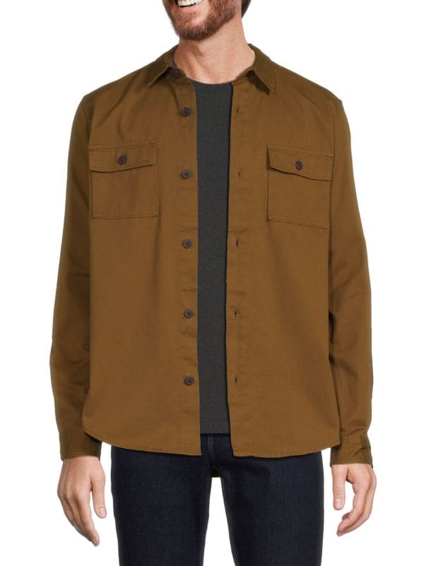 Саржевая куртка-рубашка Ben Sherman